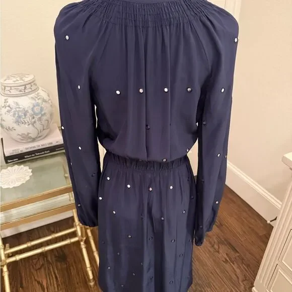 Lilly Pulitzer Turner Dress True Navy Silk
MM15 - Picture 6 of 8